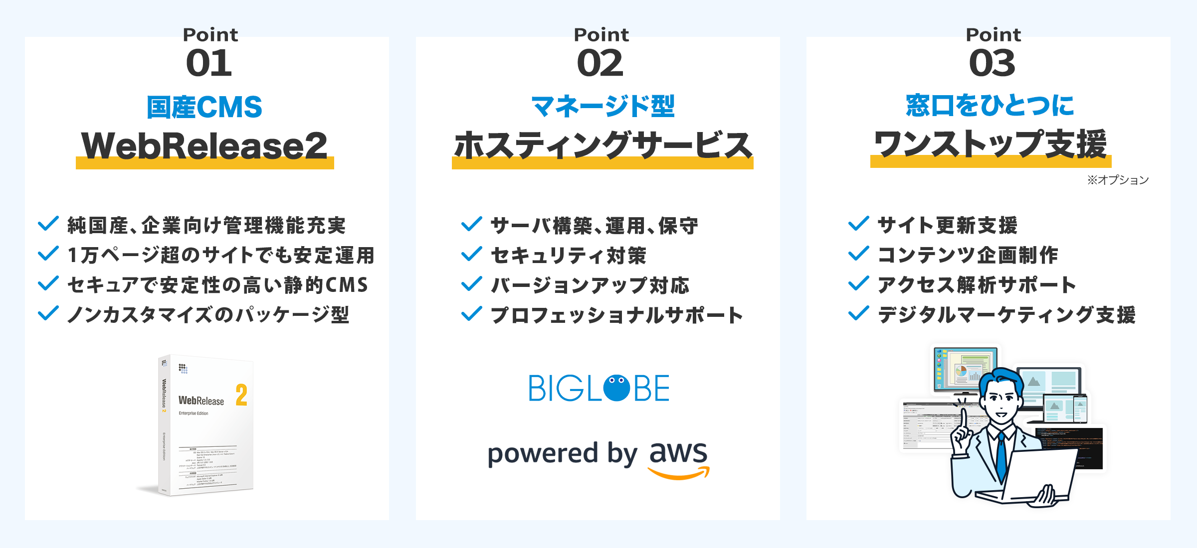 クラウド型CMSサービス Pattern Style CMSの特長