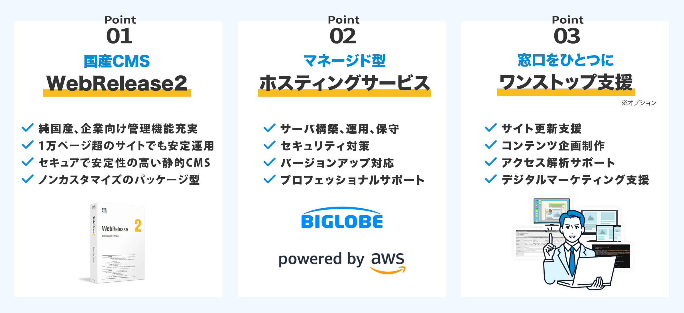 クラウド型CMSサービス Pattern Style CMSの特長