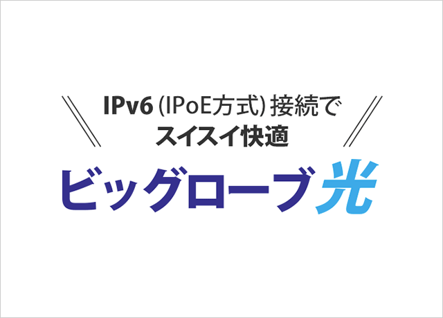 法人向け光回線ビッグローブ光