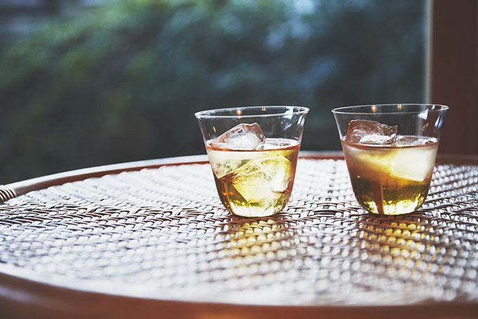 お風呂上がりの梅酒は格別…！もちろん、おかわりし放題です。嬉しい。