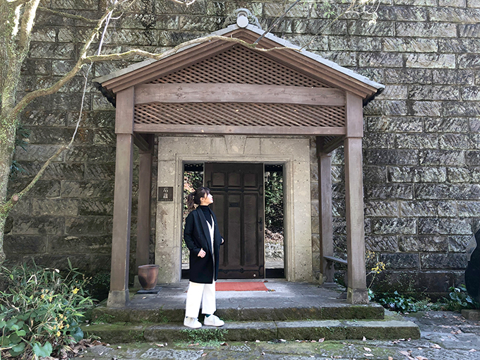 重厚感ある建物「石蔵」