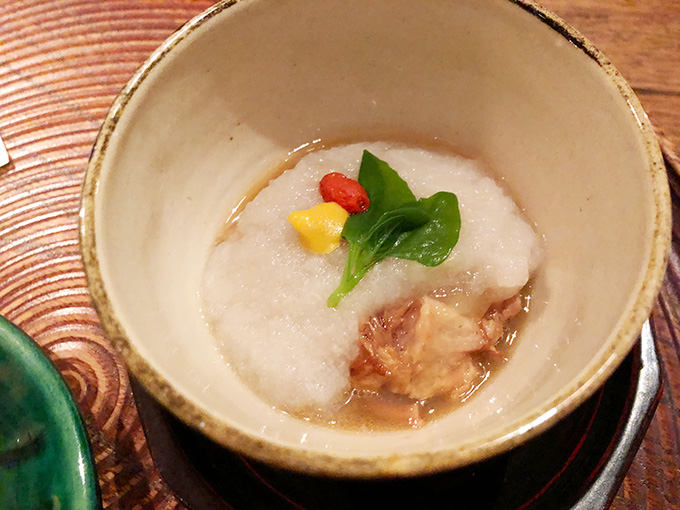 鹿児島の旬の食材を使った懐石料理