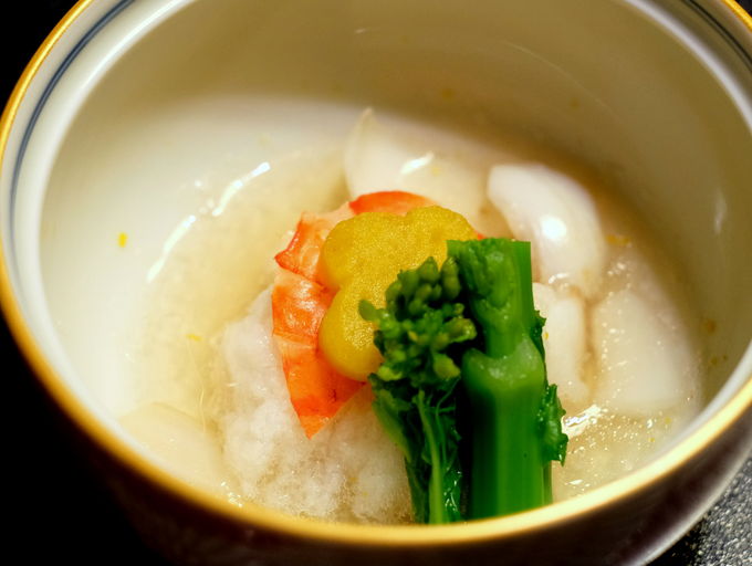 カレイのかぶら蒸し