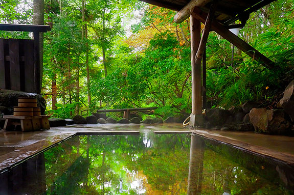 湯治場ならではの良質なお湯は源泉かけ流し