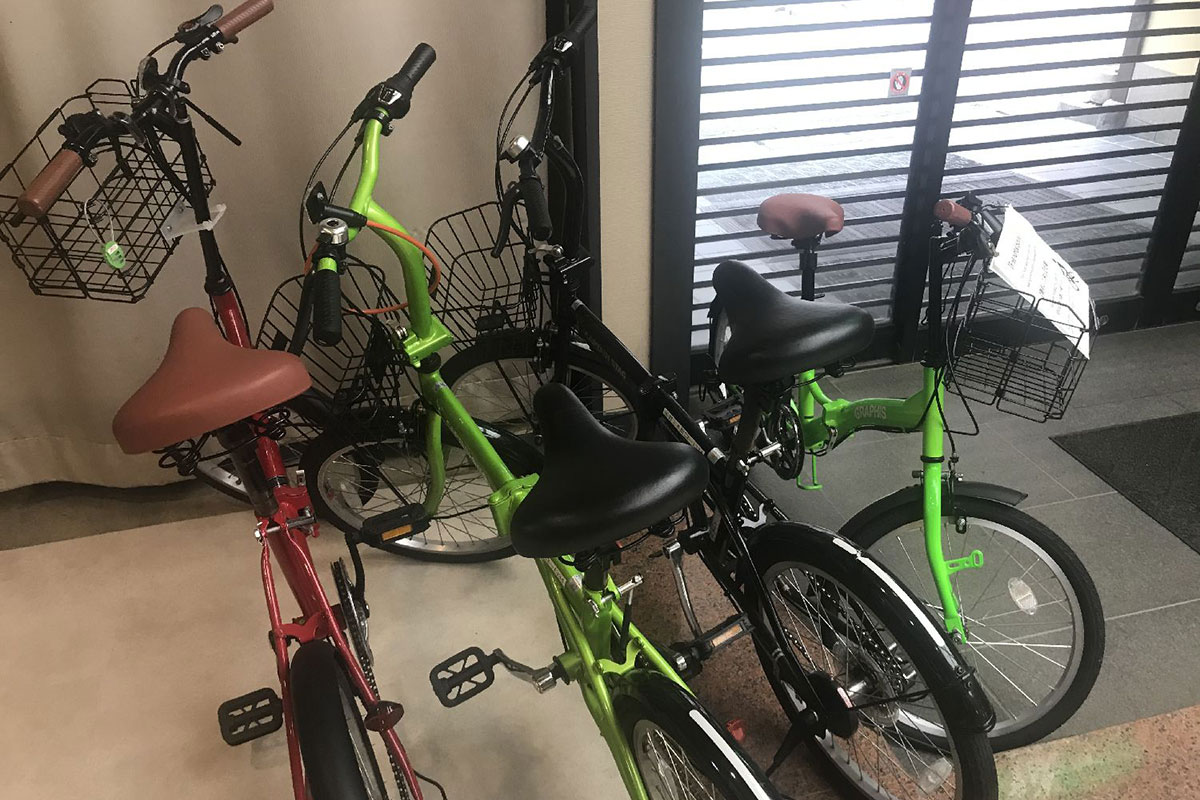 無料のレンタル自転車