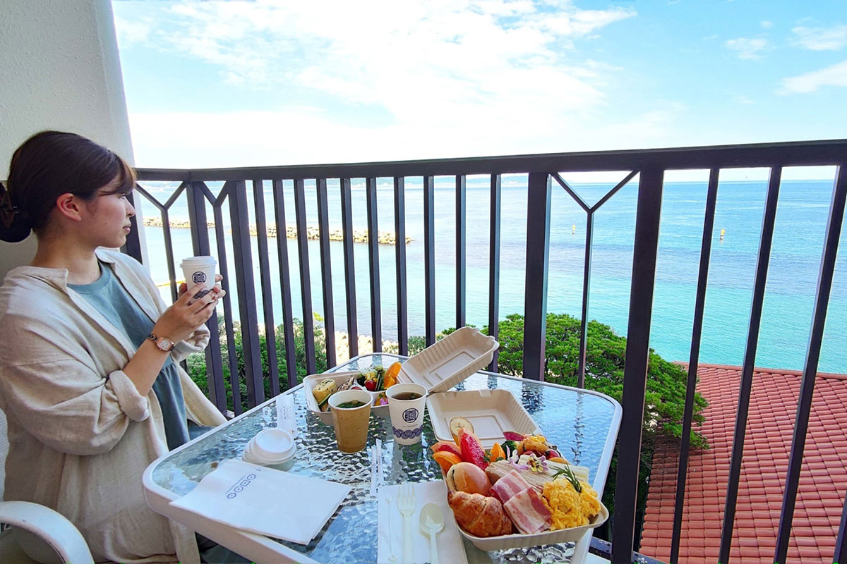 テイクアウト朝食