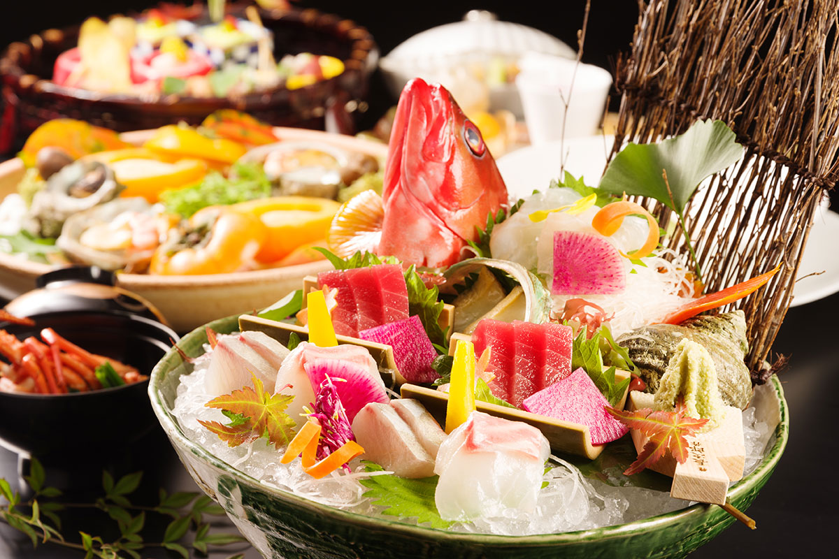 季節の和食会席の一例