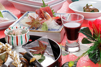 夕食を存分にお楽しみ下さい。