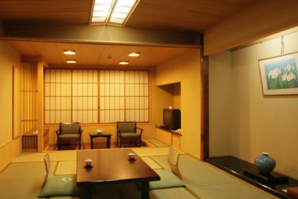 客室は173室。館は３棟。花月館和室（イメージ）