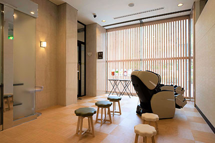 無料でご利用いただけるマッサージチェア