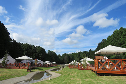 グランピングエリア