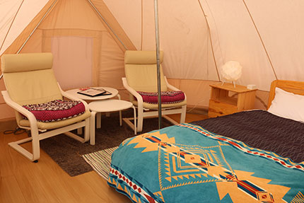 グランピングヴィラ内観